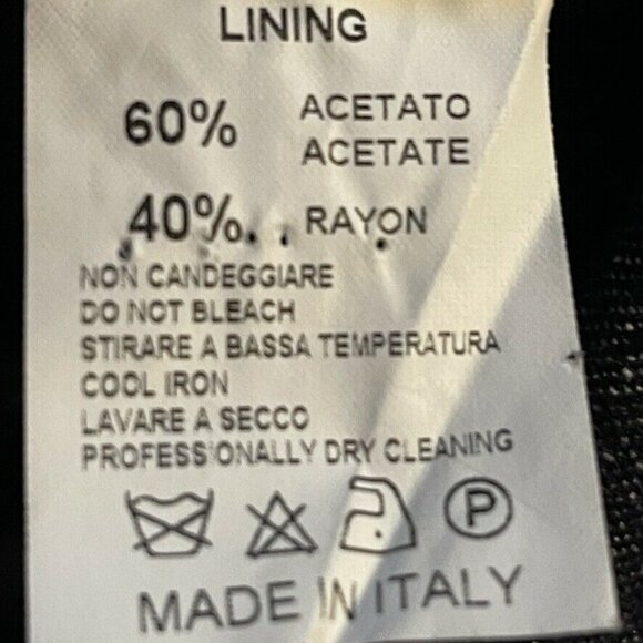 Michael Kors Petite Wool-Cotton Blend Blazer Jacket in Blue Size 4P - Picture 8 of 10